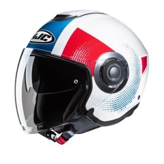140NPWL HJC I40N Pyle MC21 White Blue Red SIZE S