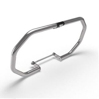KXA00006 ROYAL ENFIELD METEOR/CLASSIC/NEW BULLET 350 ENGINE GUARD OCTAGON SILVER