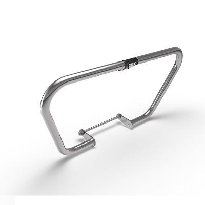 KXA00008 ROYAL ENFIELD METEOR/CLASSIC/NEW BULLET 350 ENGINE GUARD TRAPEZIUM SILVER
