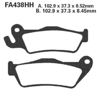 FA438HH – EBC DISC BRAKE PADS SINTERED