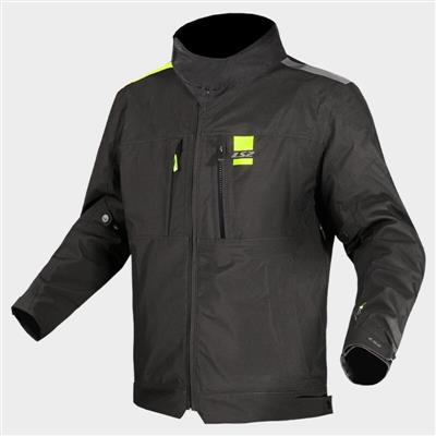 LS2 TITANIUM MAN JACKET BLACK H-V YELLOW M