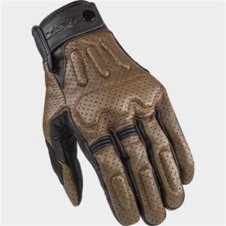 LS2 RUST MAN GLOVES BROWN LEATHER XL