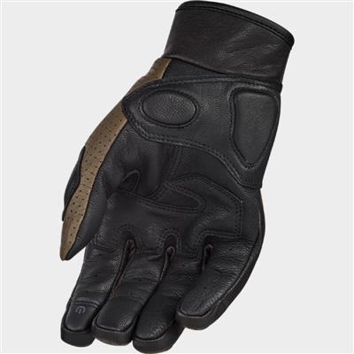 LS2 RUST MAN GLOVES BROWN LEATHER L