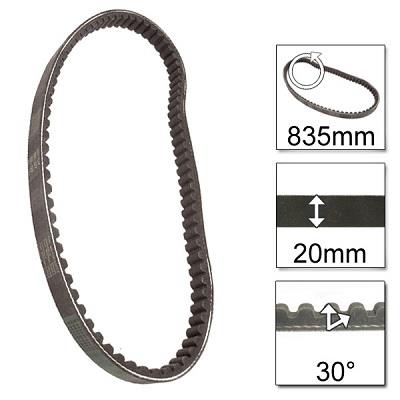 DRIVE BELT FOR CHINESE SCOOTERS – 20 – 30 – 835