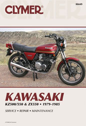 CLYMER MANUAL – KZ500/550+ZX550 1979 – 1985