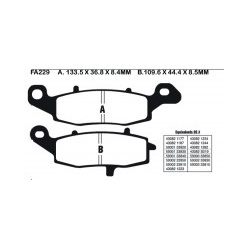 FA229HH – EBC DISC BRAKE PADS SINTERED