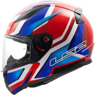 LS2 FF353 RAPID II FLITZ WHITE/BLUE/ RED-06 XL