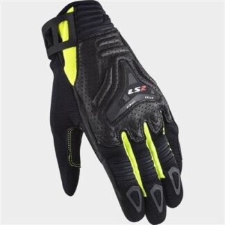 LS2 ALL TERRAIN MAN GLOVES BLACK H-V YELLOW XXL