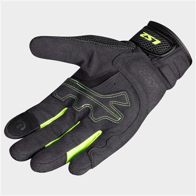 LS2 KUBRA MAN GLOVES ANTHRACITE H-V YELLOW M