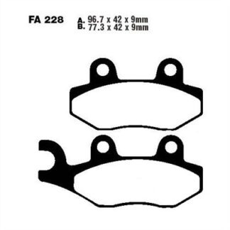 FA228HH – EBC DISC BRAKE PADS SINTERED