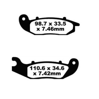 FA465TT – EBC DISC BRAKE PADS TOUT TERRAIN