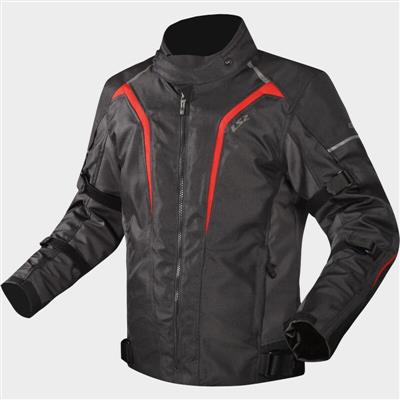 LS2 SEPANG MAN JACKET BLACK GREY RED M