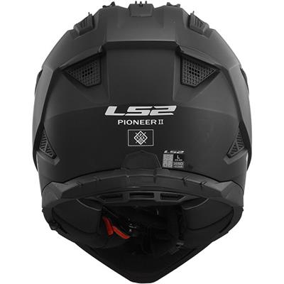 LS2 MX702 PIONEER 2 MATT BLACK 06-M