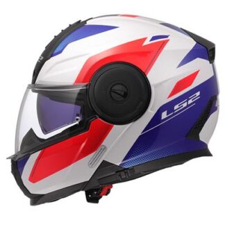 LS2 FF902 SCOPE II DURIA WHITE BLUE RED (M)