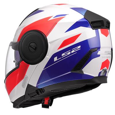 LS2 FF902 SCOPE II DURIA WHITE BLUE RED (S)