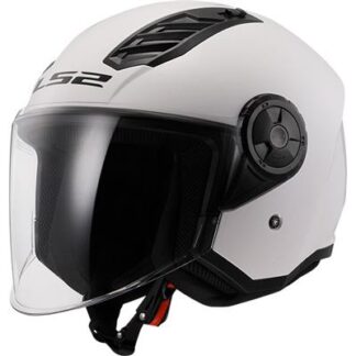LS2 AIRFLOW II SOLID GLOSS WHITE (XS)