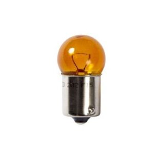 12V 10W – BA15S  SMALL HEAD AMBER GLASS