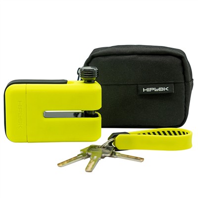 HIPLOK MD1000 DISC LOCK NEON YELLOW