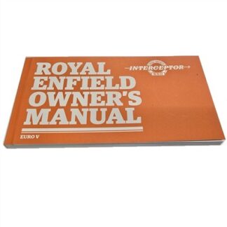RAM00282 OWNERS MANUAL- INT 650 EURO V (ENGLISH)