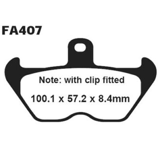 FA407HH – EBC SINTERED DISC BRAKE PADS