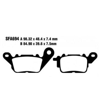 SFAC694 – EBC SCOOTER DISC BRAKE PADS