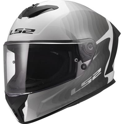 LS2 FF820 RAPID III FLOW WHITE GREY (XS)