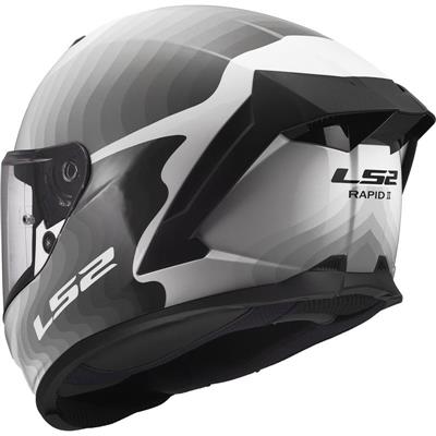 LS2 FF820 RAPID III FLOW WHITE GREY (XS)