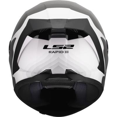 LS2 FF820 RAPID III FLOW WHITE GREY (XS)