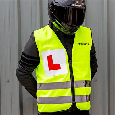 RIDERR HI VIS L PLATE VEST XL/2XL