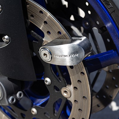 RIDERR MICRO DISC LOCK SILVER