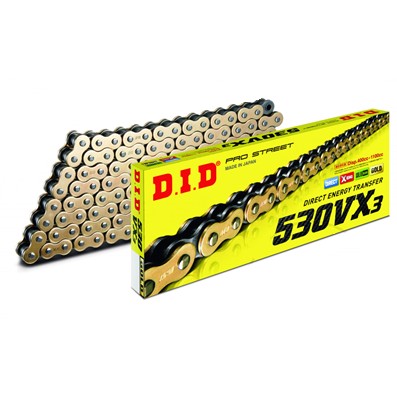 530 (50)-106L X RING GOLD & BLACK DID DRIVE CHAIN