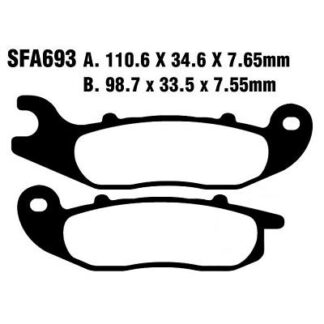 SFA693 – EBC SCOOTER DISC BRAKE PADS