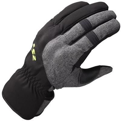 LS2 URBS 2 MAN GLOVES BLACK GREY YELLOW (2XL)
